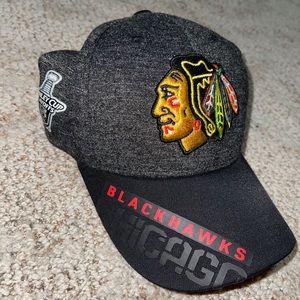 Blackhawks Chicago hockey baseball cap